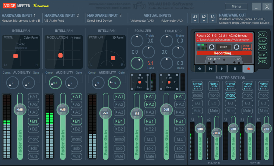 voicemeter banana