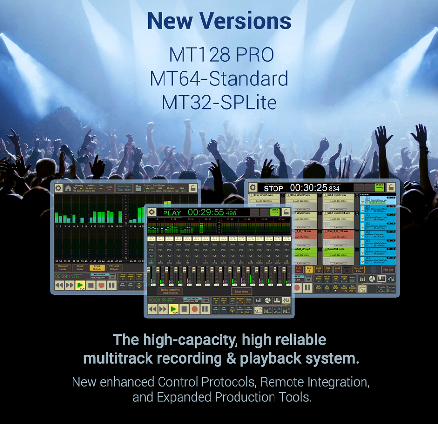 MT128 Multi Track Recorder for live events