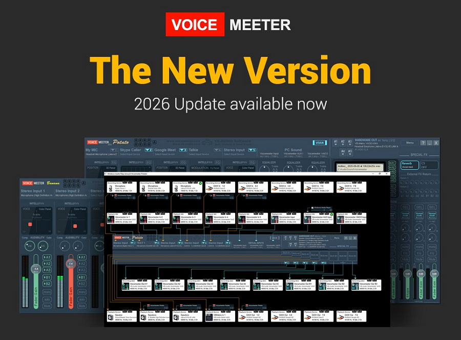 Voicemeeter 2026 Version