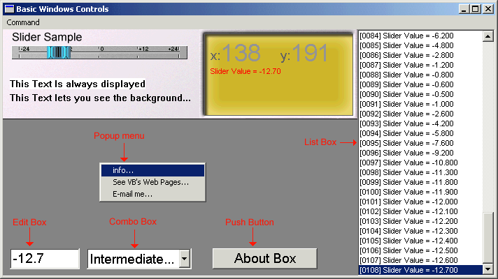 MinPrg03 : Basic Window Controls